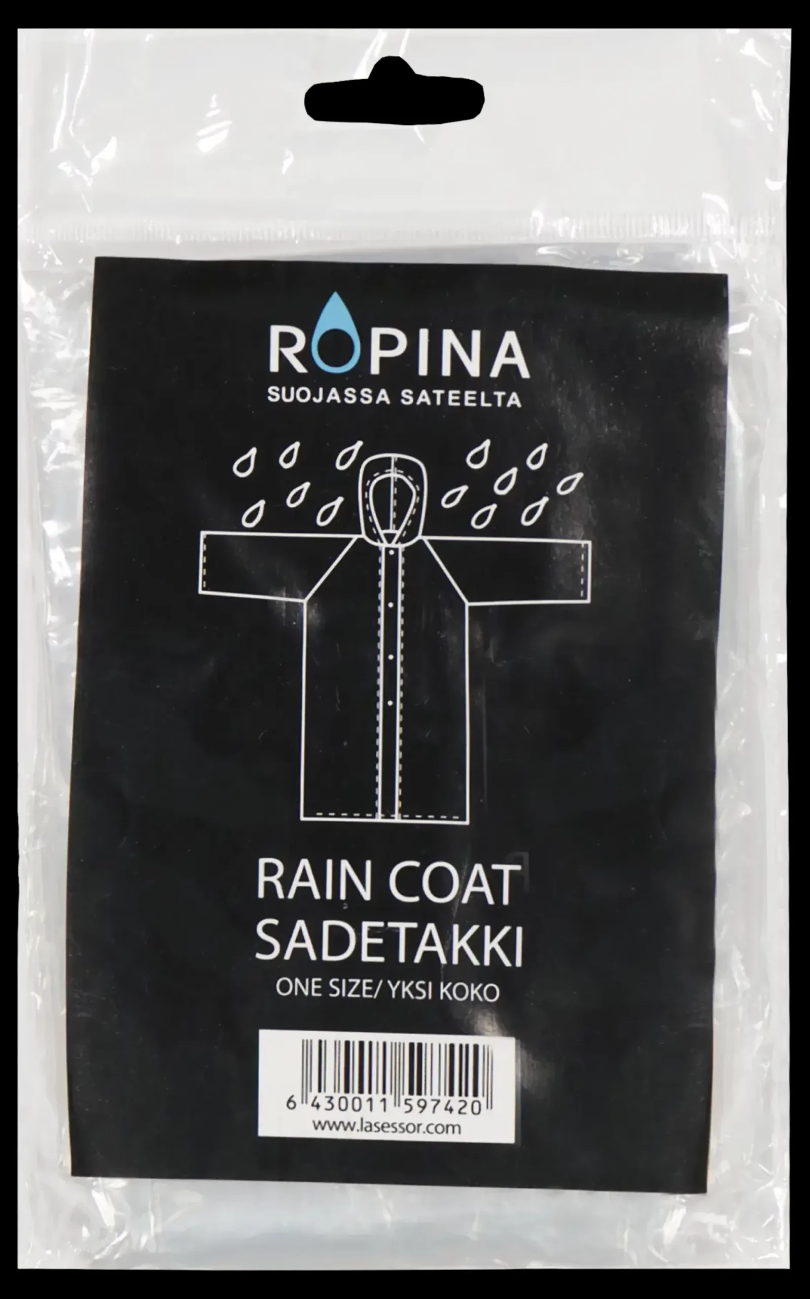 Lasessor Ropina kertakäyttöinen sadetakki