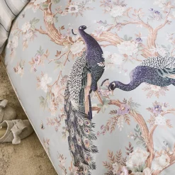 Laura Ashley Belvedere pussilakanasetti 150x210+50x60cm duck egg