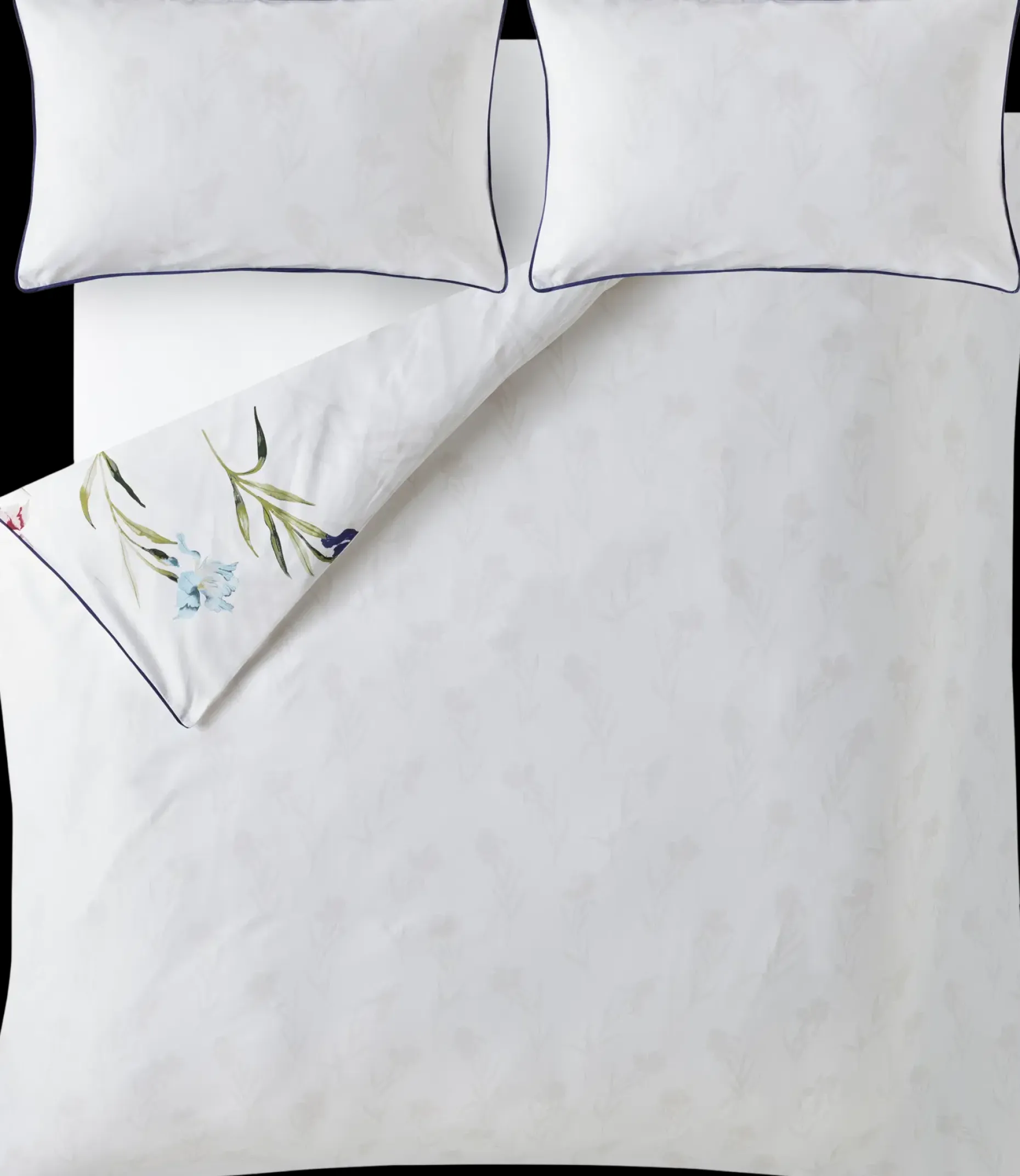 Laura Ashley Hawling Irises tuplapussilakanasetti 230x220 + 2kpl 50x60cm
