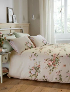 Laura Ashley Rosemore pussilakanasetti 150x210+50x60cm pale pink