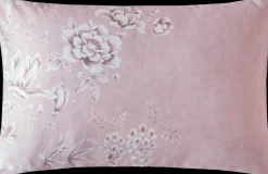 Laura Ashley Rowsham Garden satiinityynyliina 50x60cm pinkki