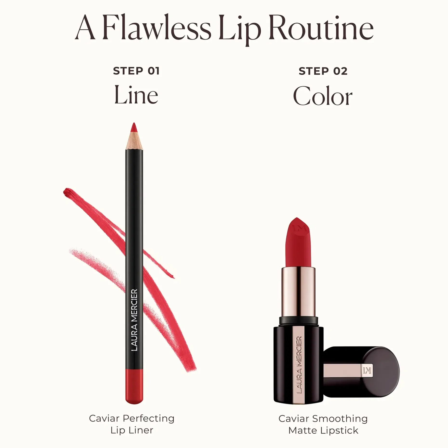 Laura Mercier Caviar Smoothing Matte Lipstick Refill mattahuulipunan täyttöpakkaus 3,8 g