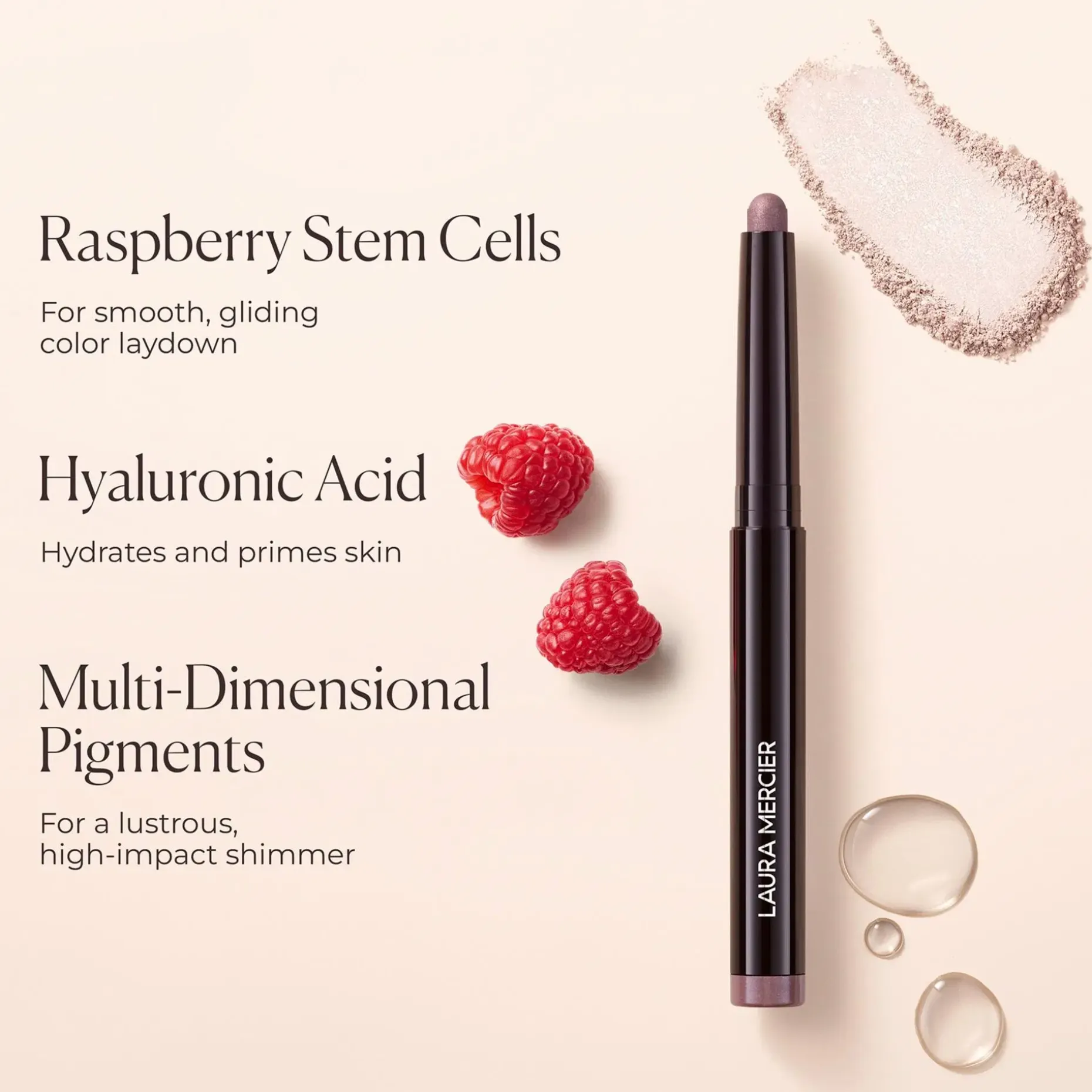 Laura Mercier Caviar Stick Eye Shadow Matte Mini minikokoinen luomiväripuikko 1 g