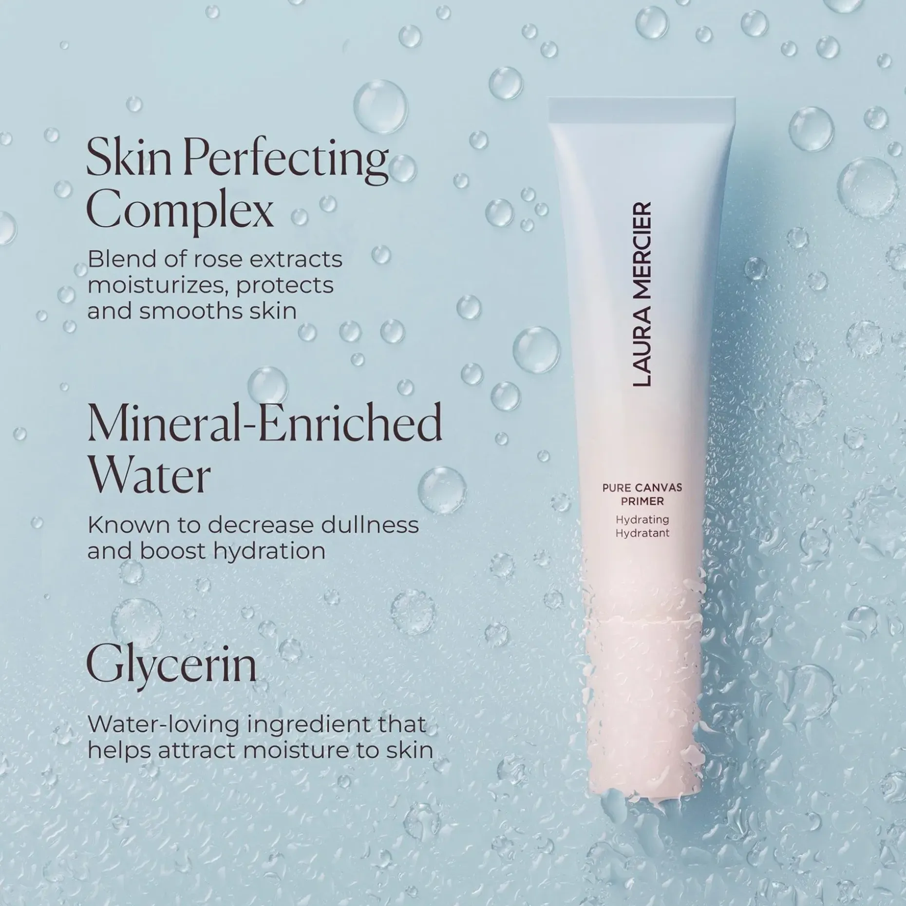Laura Mercier Pure Canvas Hydrating Primer meikinpohjustaja 30 ml