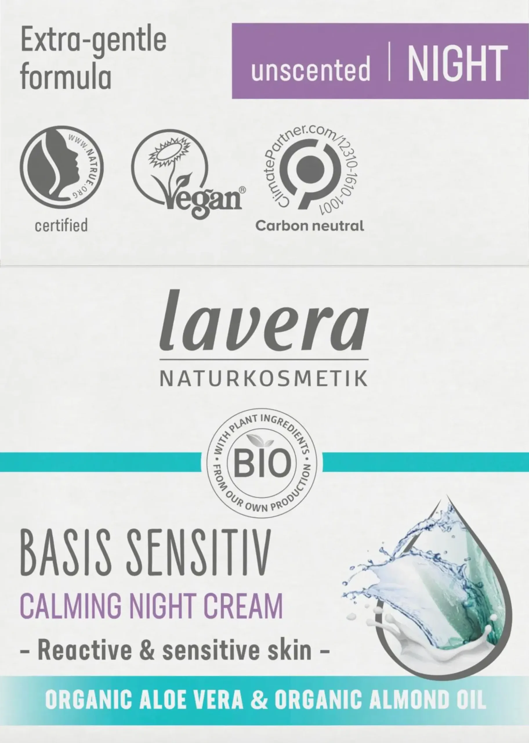 lavera Basis Sensitiv Calming Night Cream 50ml