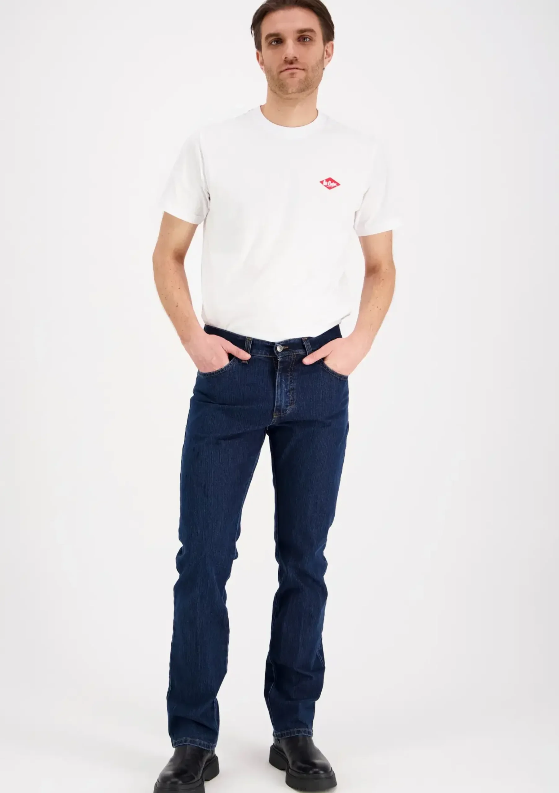 Lee Cooper LC 08 8232 Regular fit Tumman sininen Miesten farkut