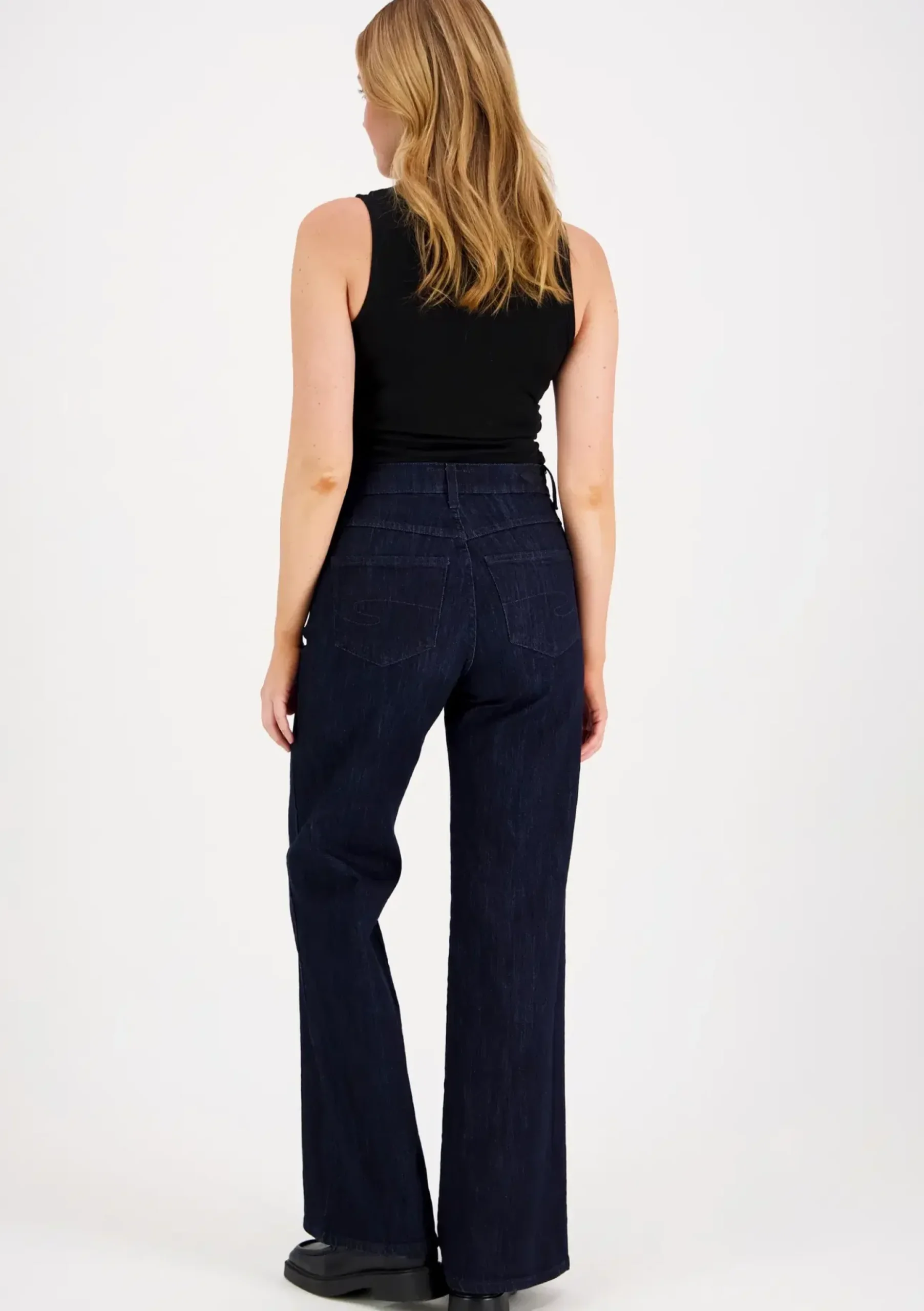 Lee Cooper LC IDA 2398 t.siniset Wide leg regular fit farkut