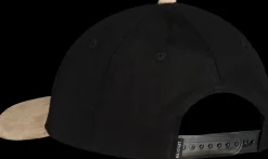 Les Deux Brad Contrast Suede Baseball Cap lippalakki