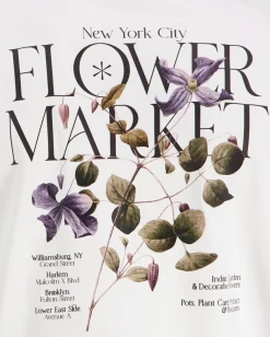 Les Deux Brady Flowermarket T-Shirt t-paita