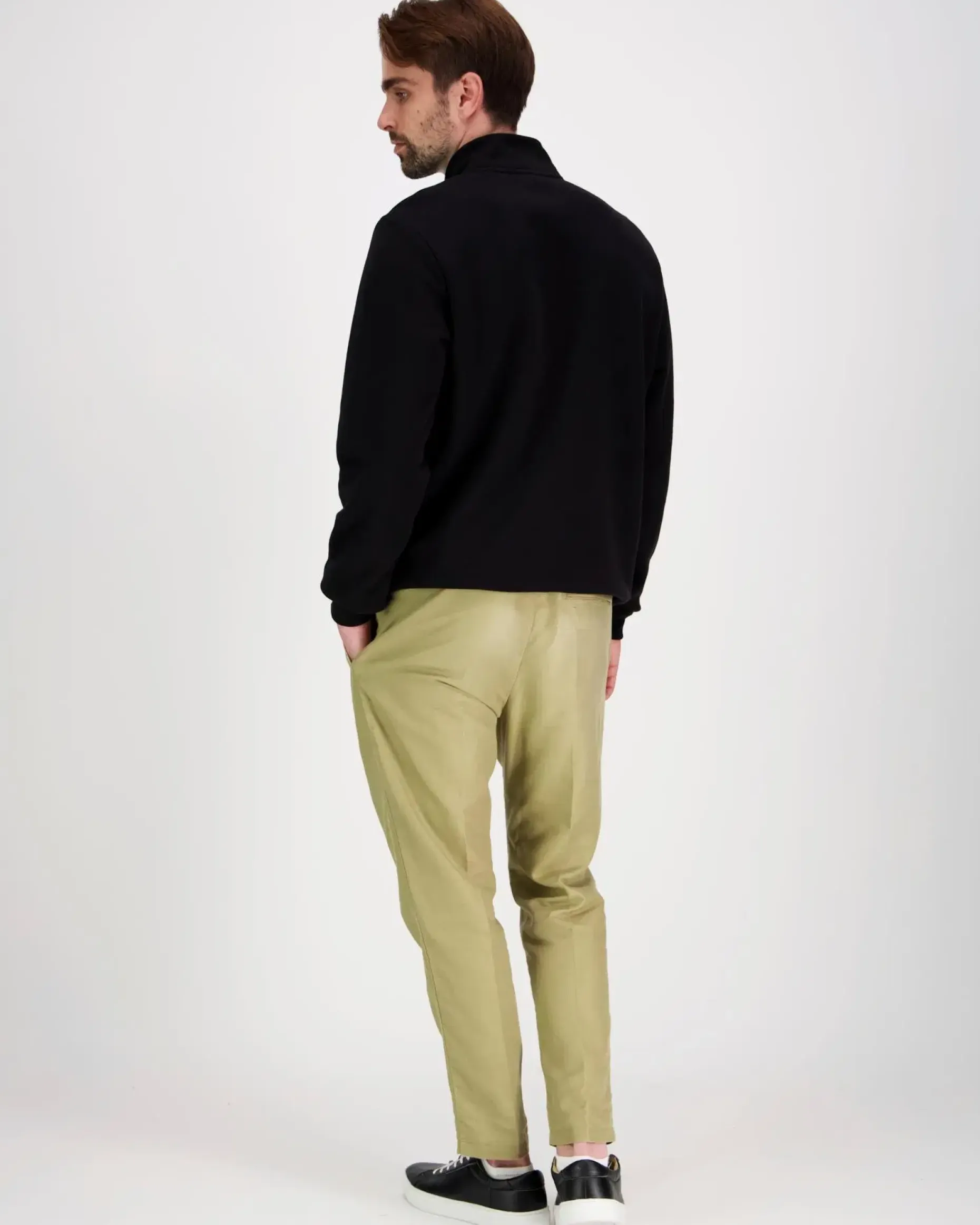 Les Deux Felipe Patch Half-zip sweatshirt college