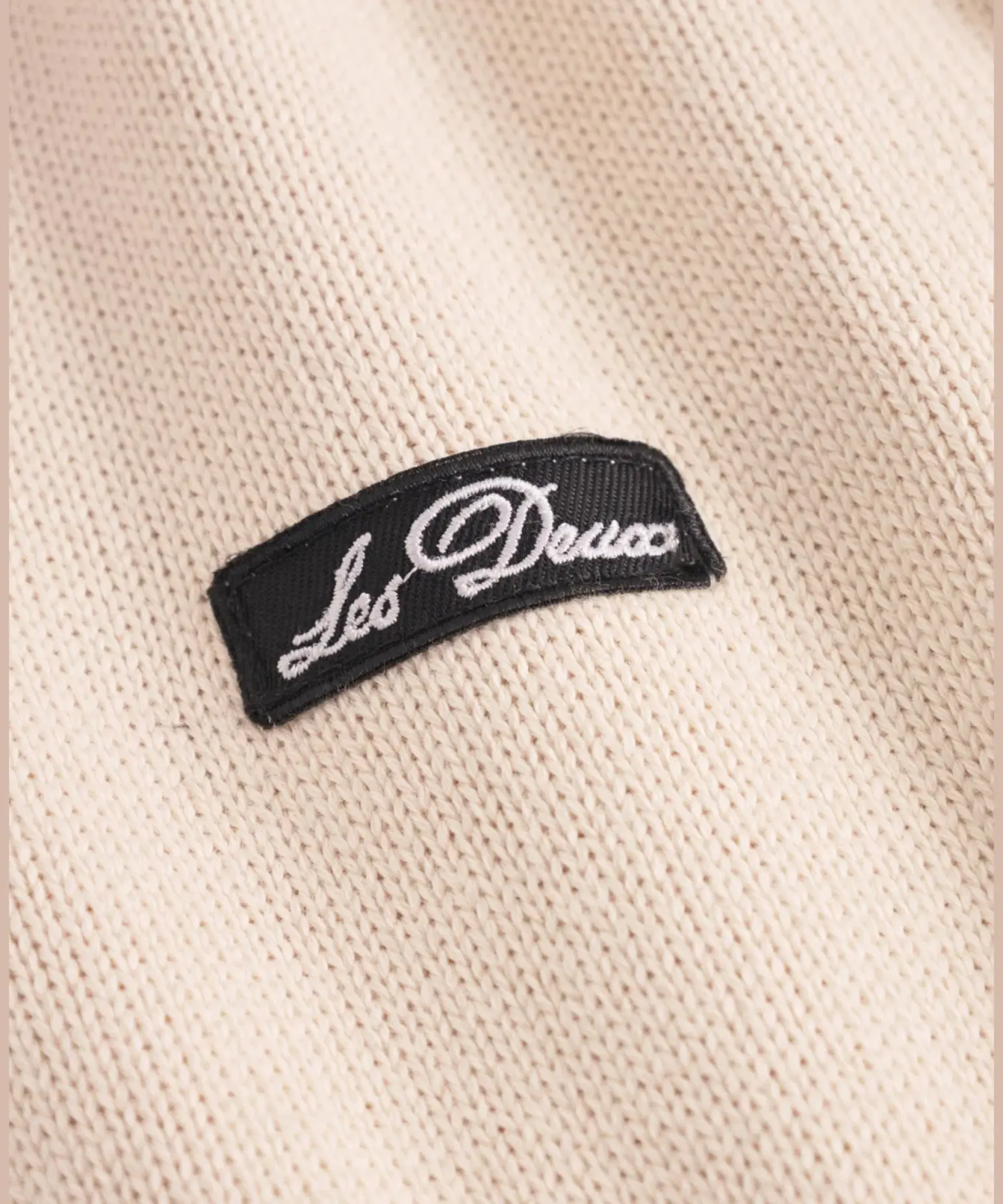 Les Deux Gary Patch Crewneck Knit neule