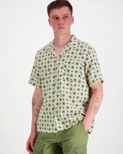 Les Deux Lukas AOP Tapestry SS Shirt kauluspaita