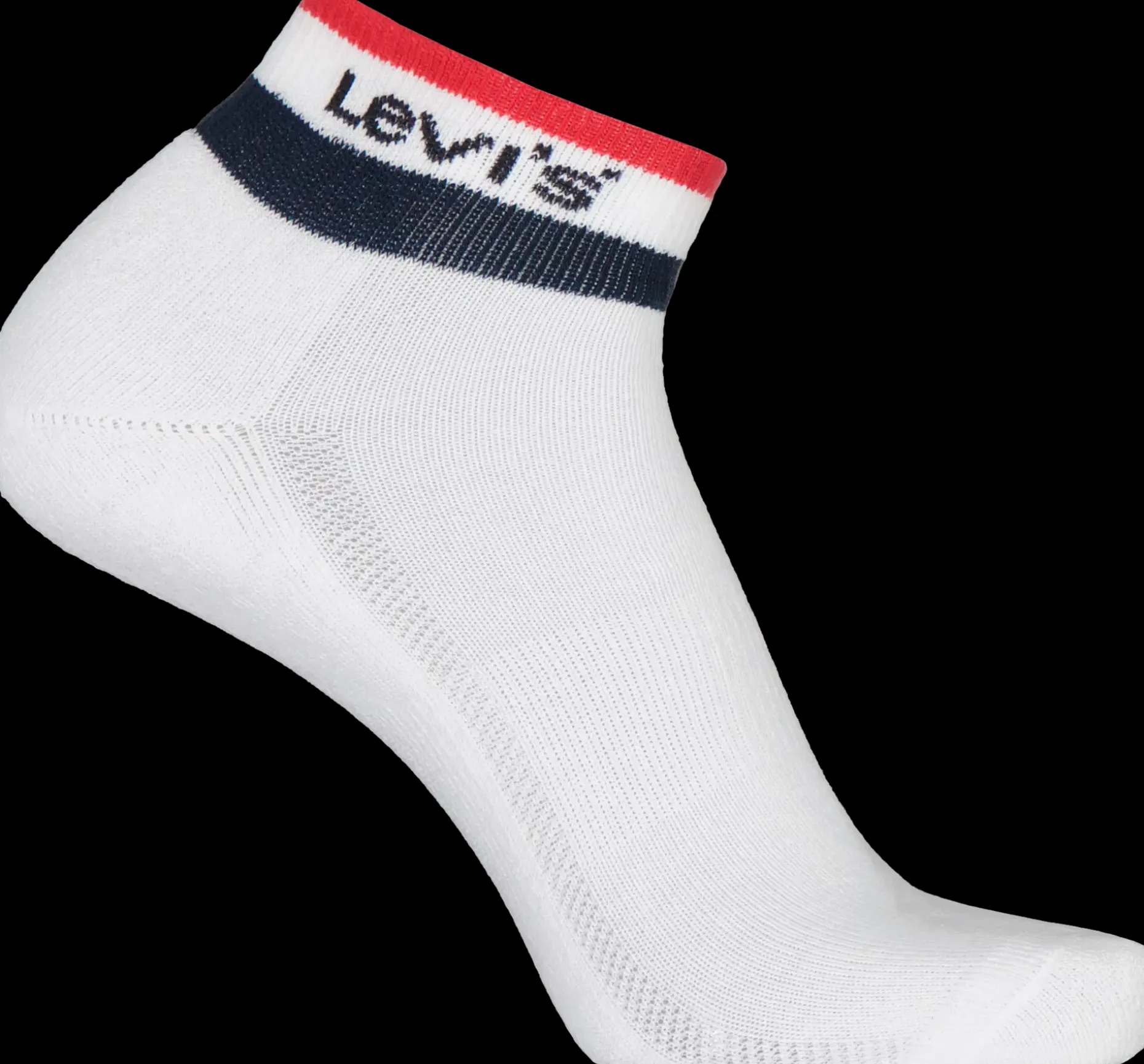 Levi's Mid Cut Sport Stripe 2-pack sukat