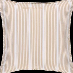 Lexington Classic raidallinen tyynynpäällinen 50x50cm beige/valkoinen