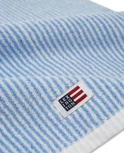 Lexington Original käsipyyhe 50x70cm white blue stripe