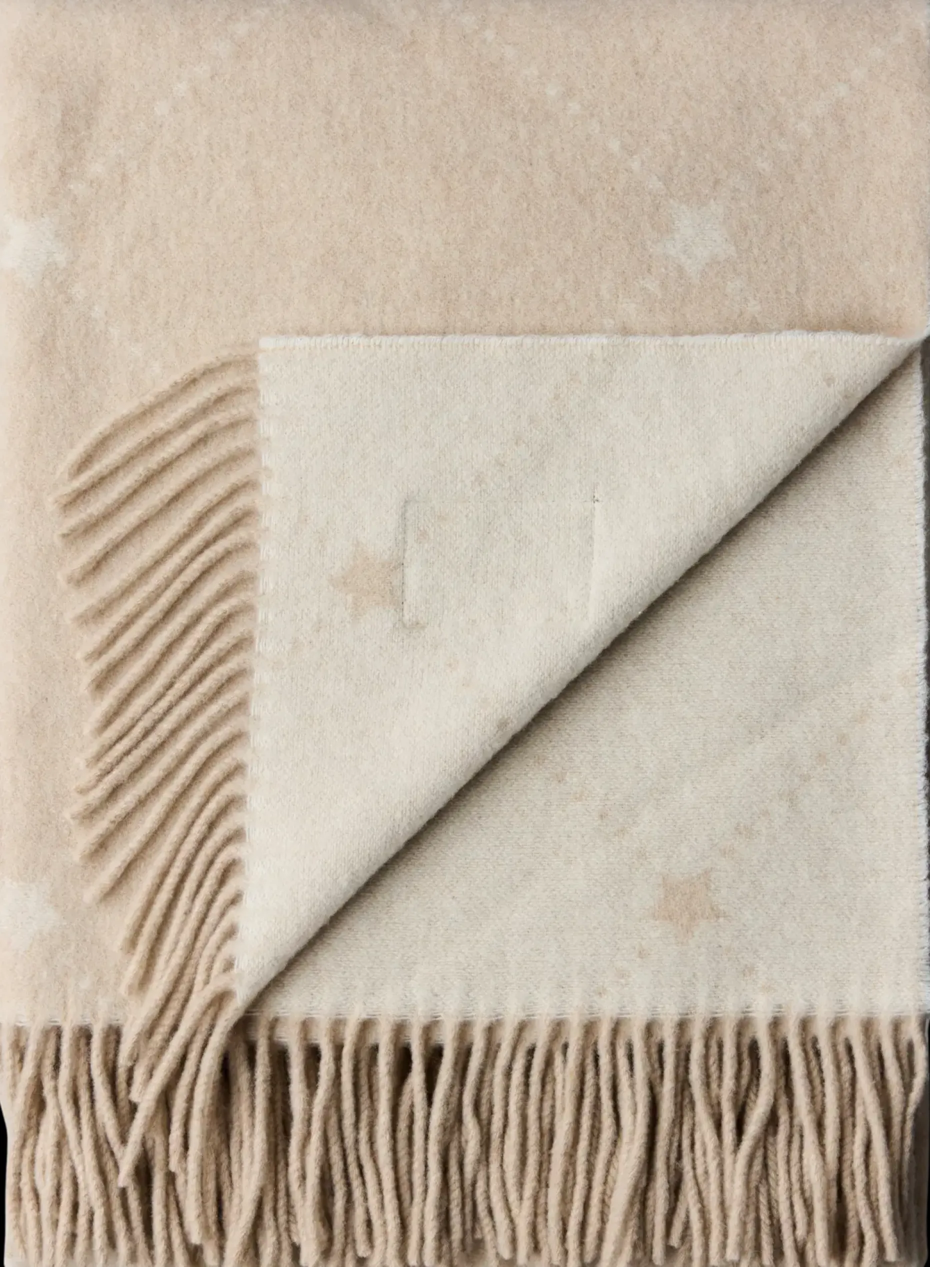 Lexington Signature Star huopa 130x170cm beige/valkoinen