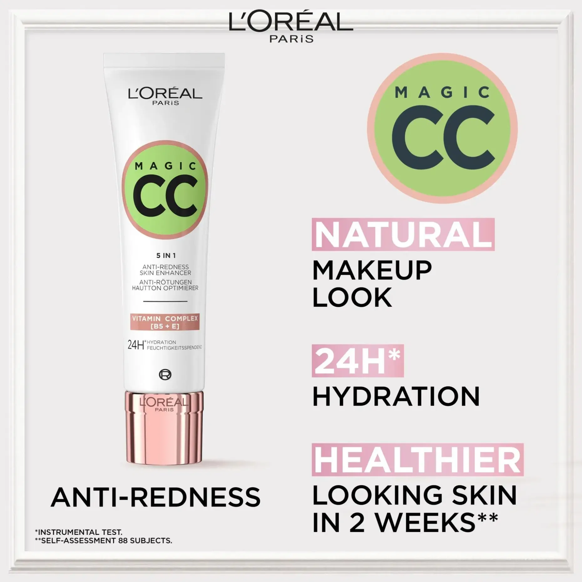 L'Oréal Paris C'est Magic Anti-redness Skin Enhancer CC -voide 30ml