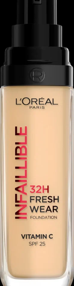 L'Oréal Paris Infaillible Fresh Wear 125 Warm Undertone meikkivoide 30ml