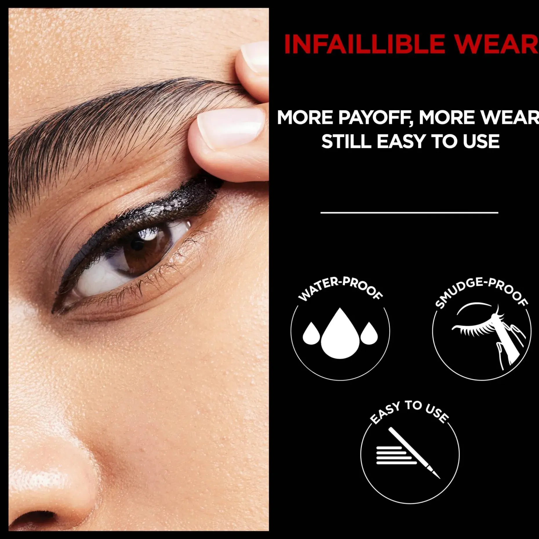 L'Oréal Paris Infaillible Grip 24H Precision Felt eyeliner nestemäinen silmänrajausväri