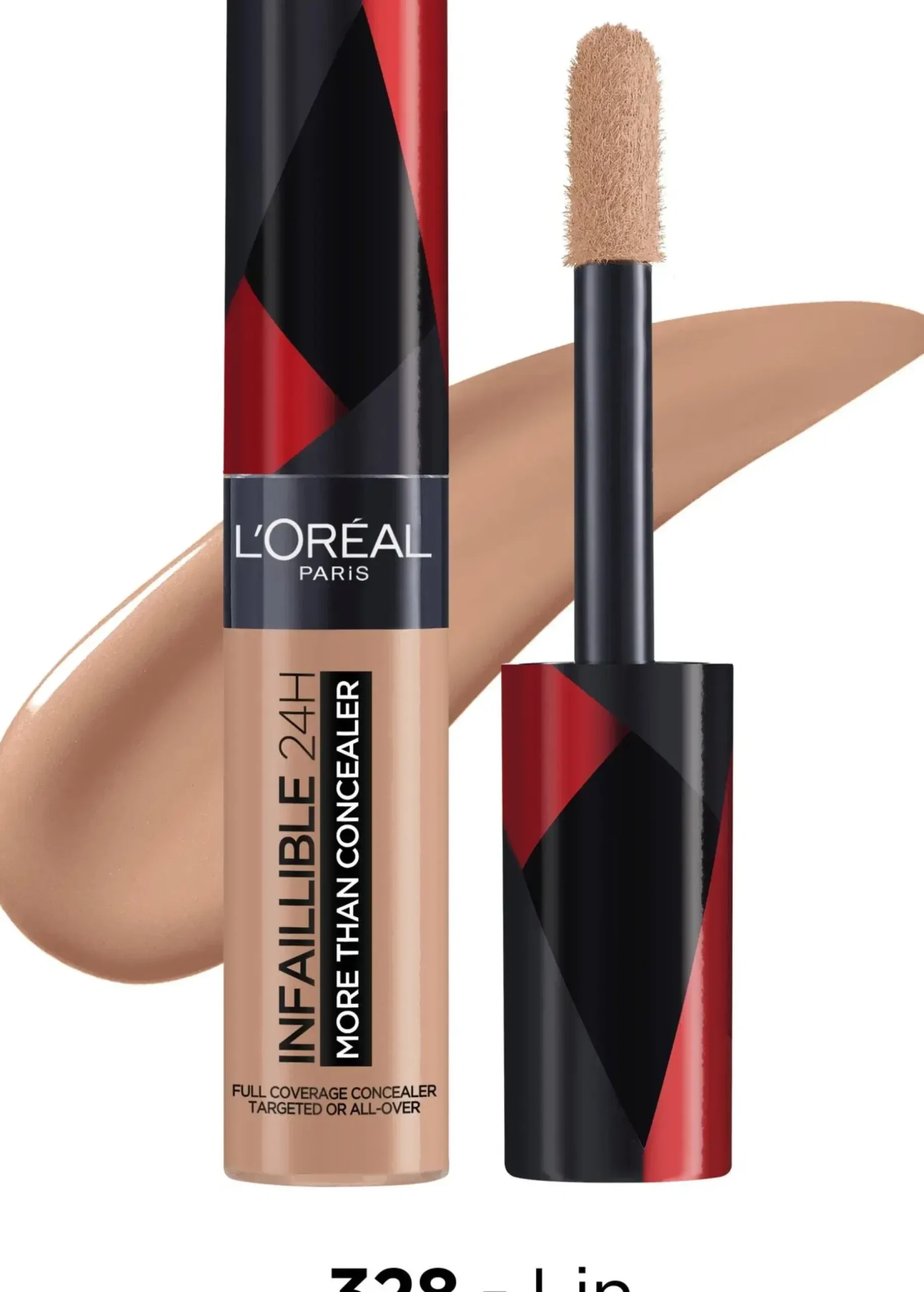 L'Oréal Paris Infaillible More Than Concealer 328 Linen peitevoide 11 ml