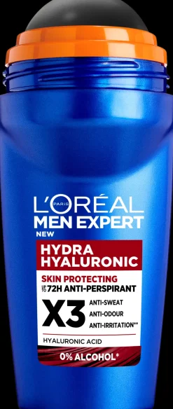 L'Oréal Paris Men Expert Hydra Hyaluronic Deodorant Roll On til normal hud 50 ml