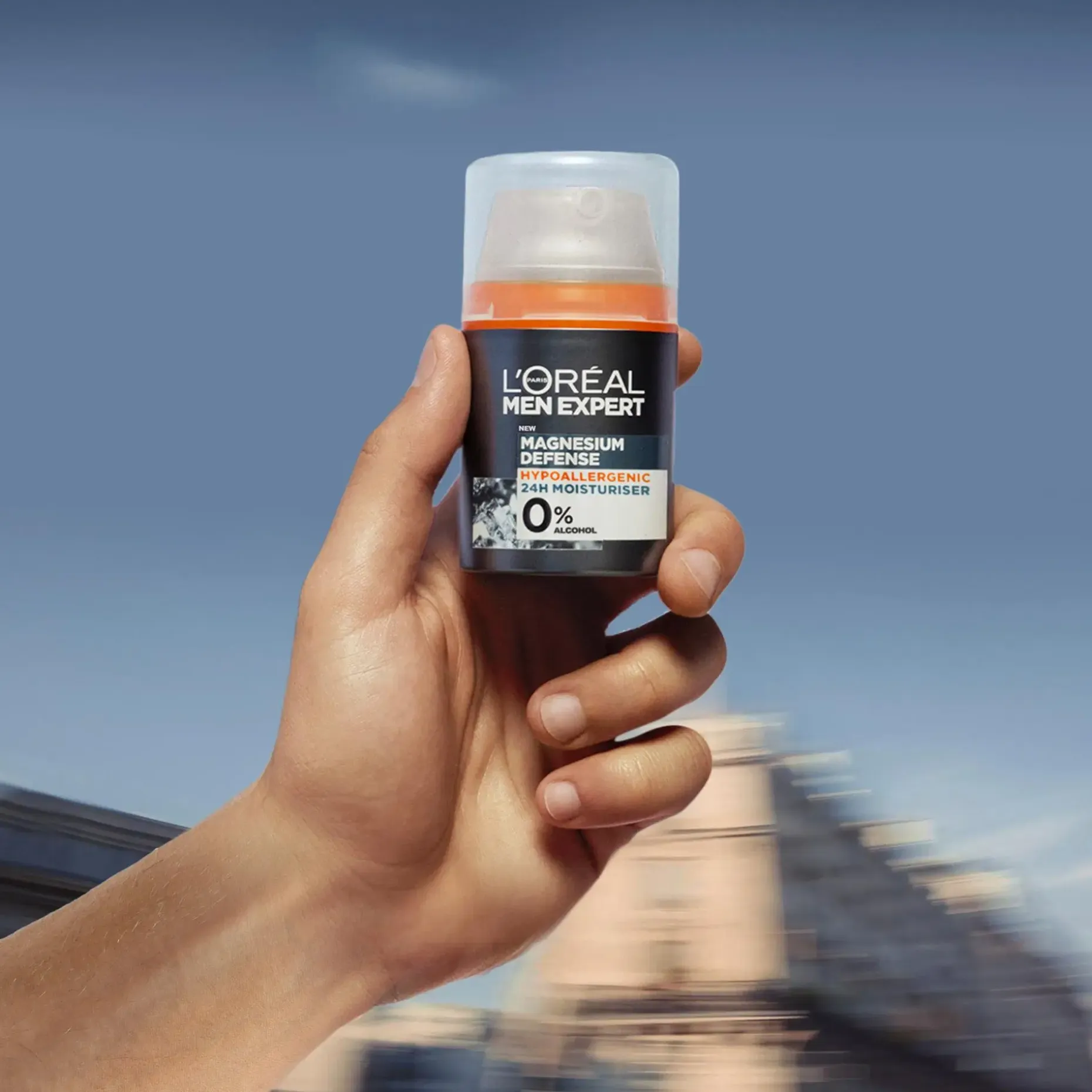 L'Oréal Paris Men Expert Magnesium Defense Hypoallergenic 24H kasvovoide 50 ml