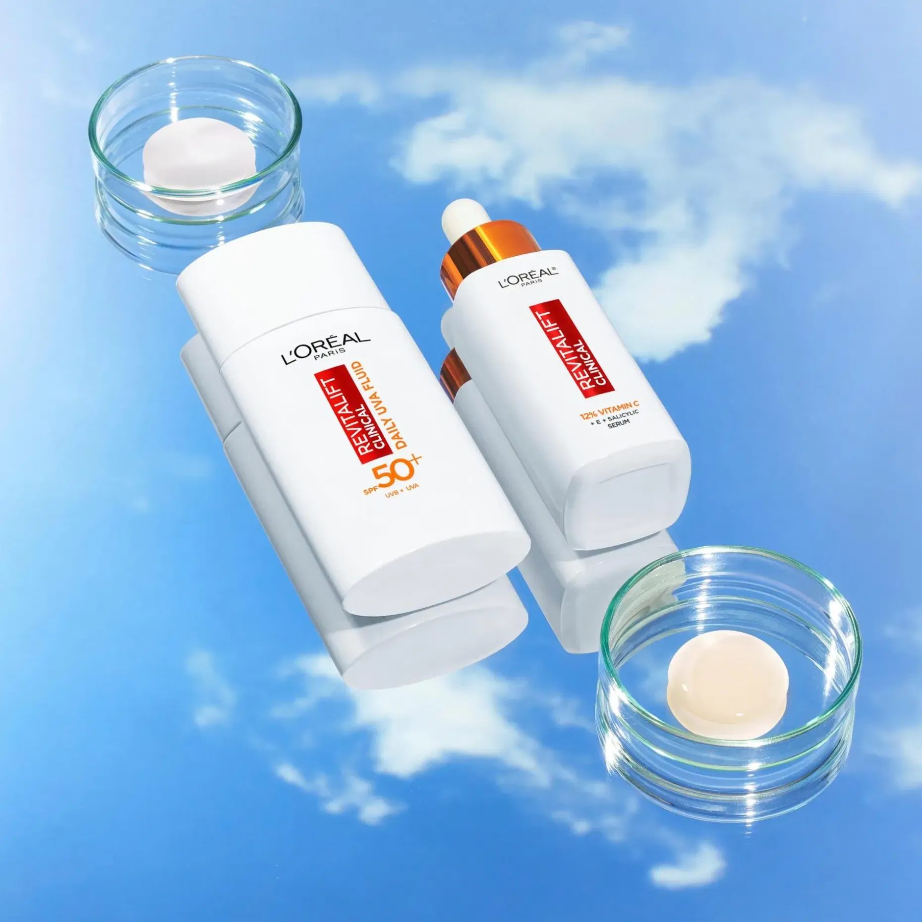 L'Oréal Paris Revitalift Clinical Daily Moisturizing Fluid SPF 50 päivävoide normaalille iholle 50ml