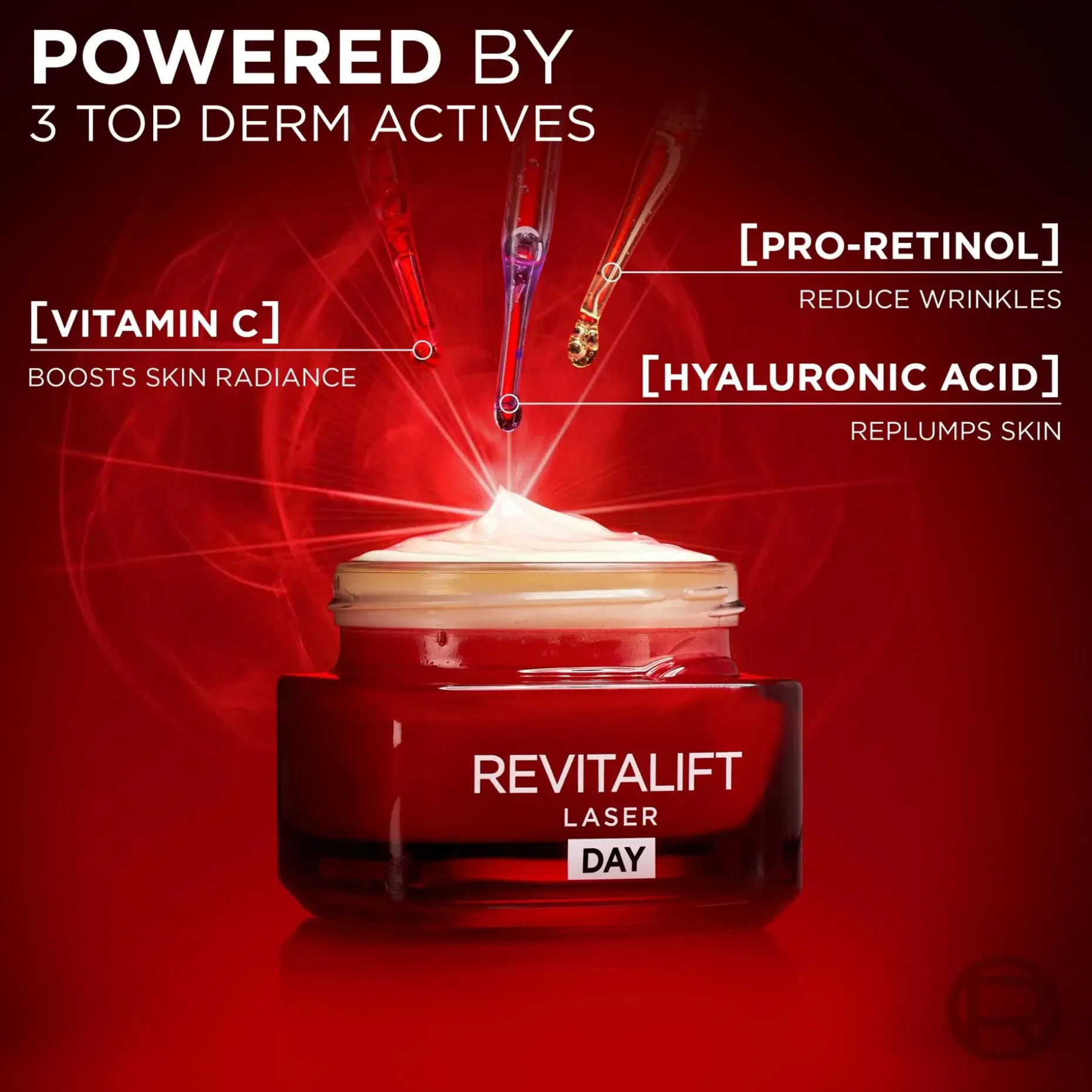 L'Oréal Paris Revitalift Laser edistyksellinen anti-age päivävoide 50ml