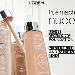 L'Oréal Paris True Match Nude Plumping Tinted Serum meikkivoide 30 ml