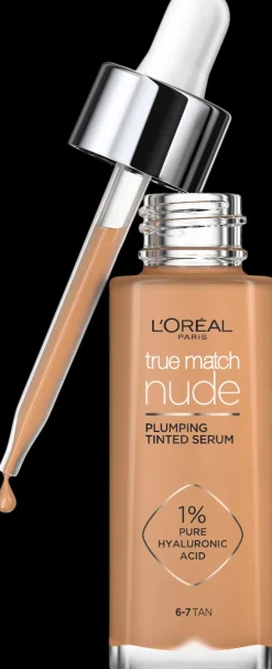 L'Oréal Paris True Match Nude Plumping Tinted Serum Tan6-7 meikkivoide 30ml