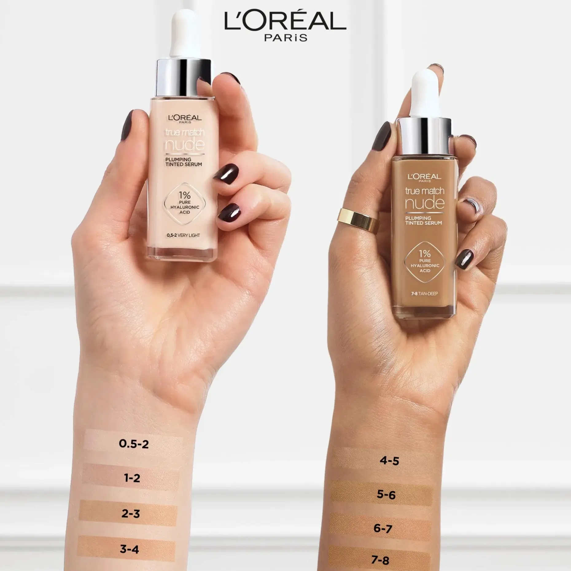 L'Oréal Paris True Match Nude Plumping Tinted Serum Tan6-7 meikkivoide 30ml