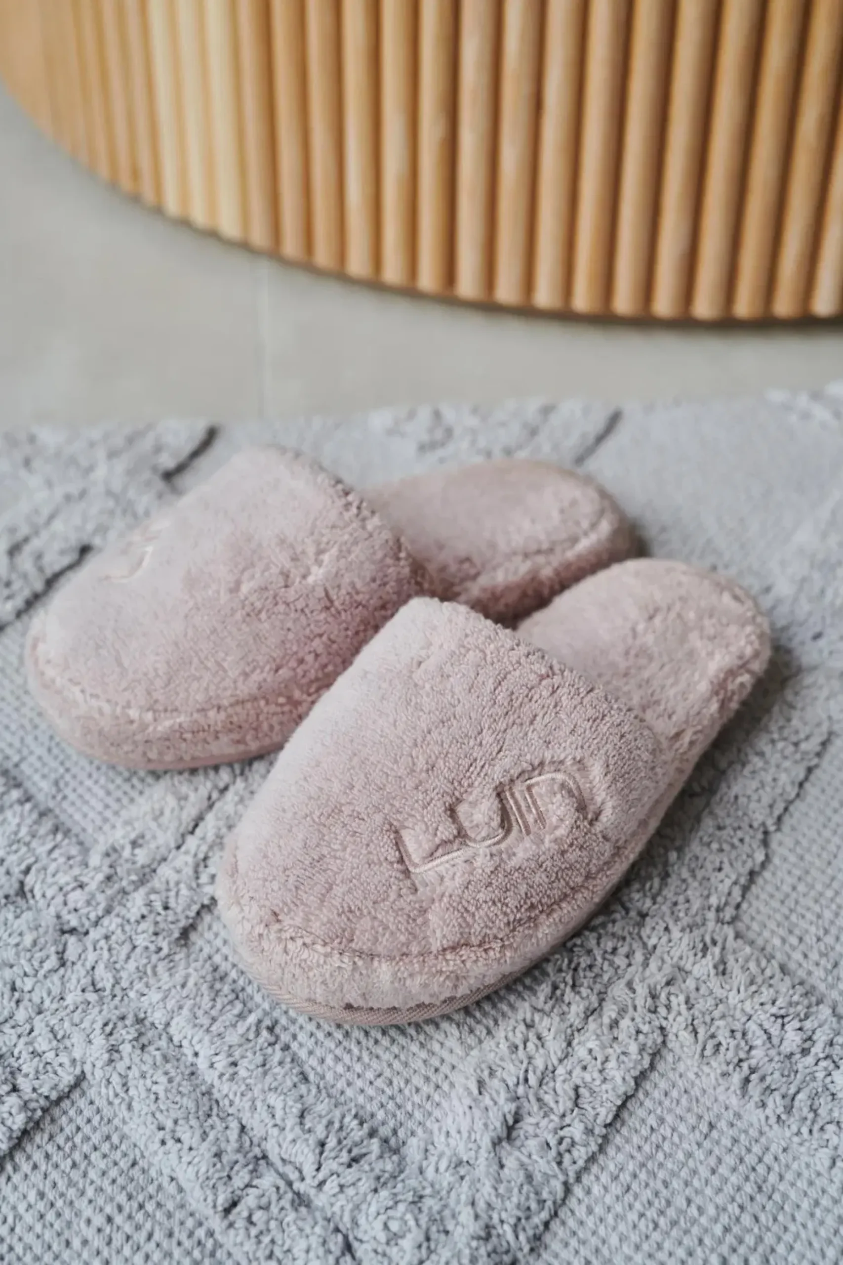 Luin Living Cosy kylpytossut dusty rose S/M