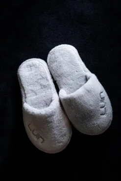 Luin Living Cosy Kylpytossut pearl grey S/M