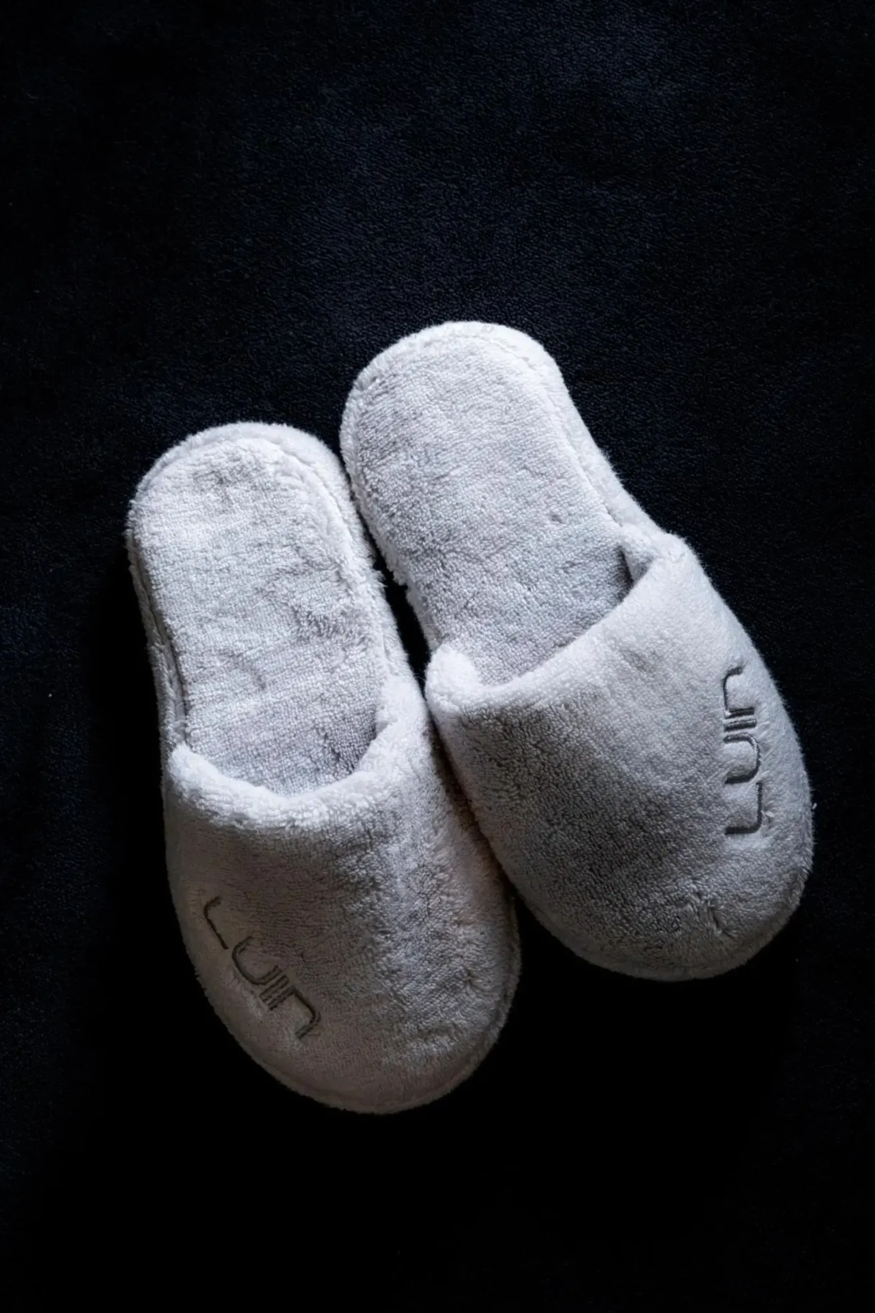 Luin Living Cosy Kylpytossut pearl grey S/M