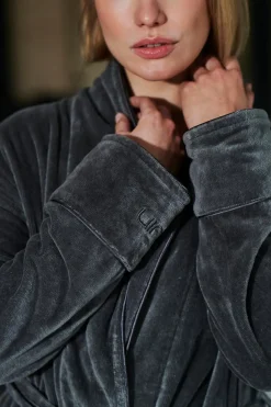 Luin Living Haven kylpytakki S dark grey