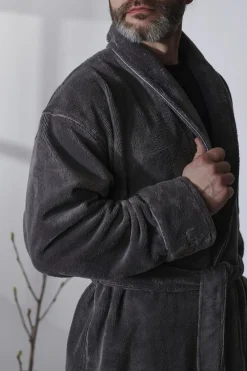 Luin Living Haven kylpytakki S dark grey