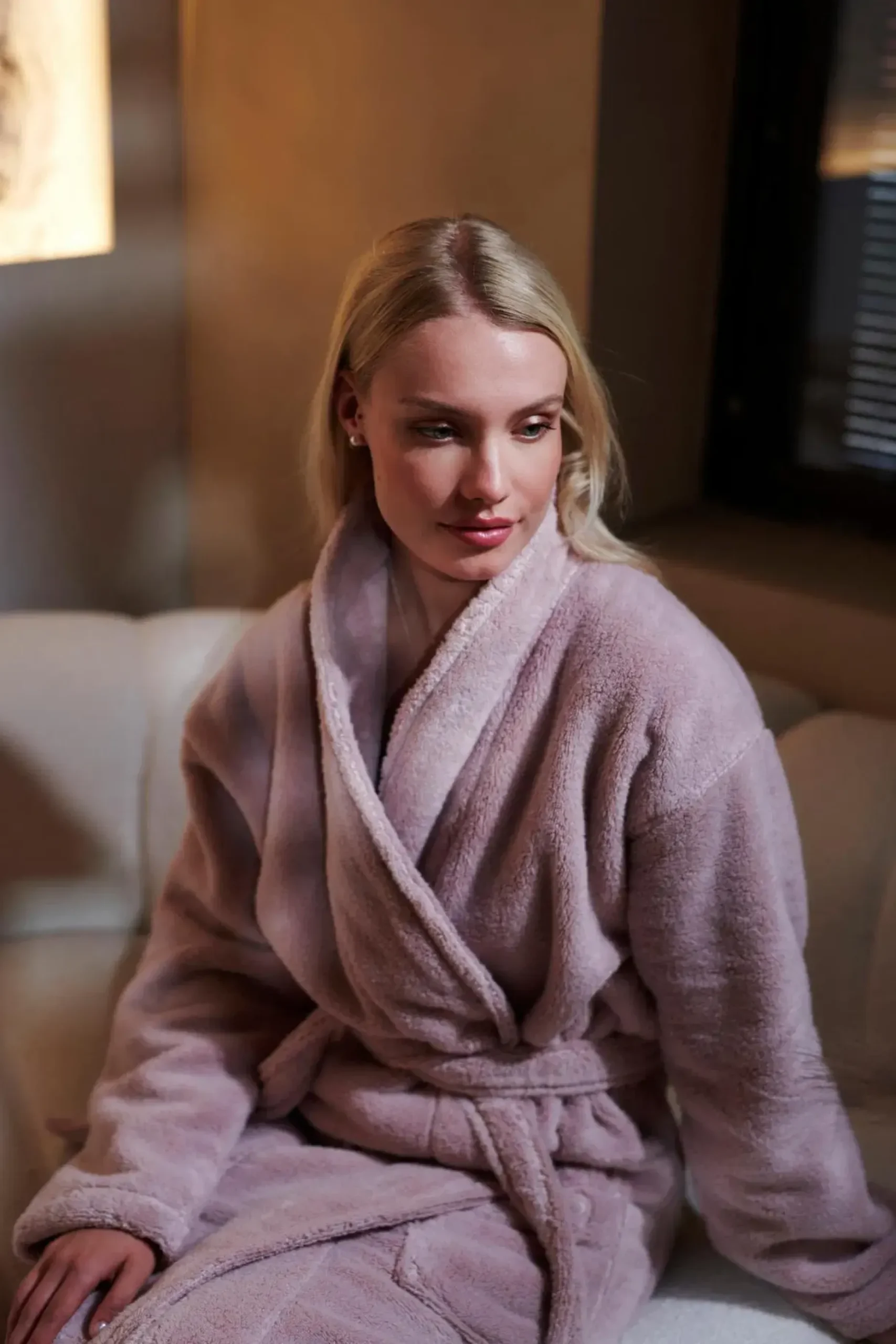 Luin Living kylpytakki L Dusty Rose