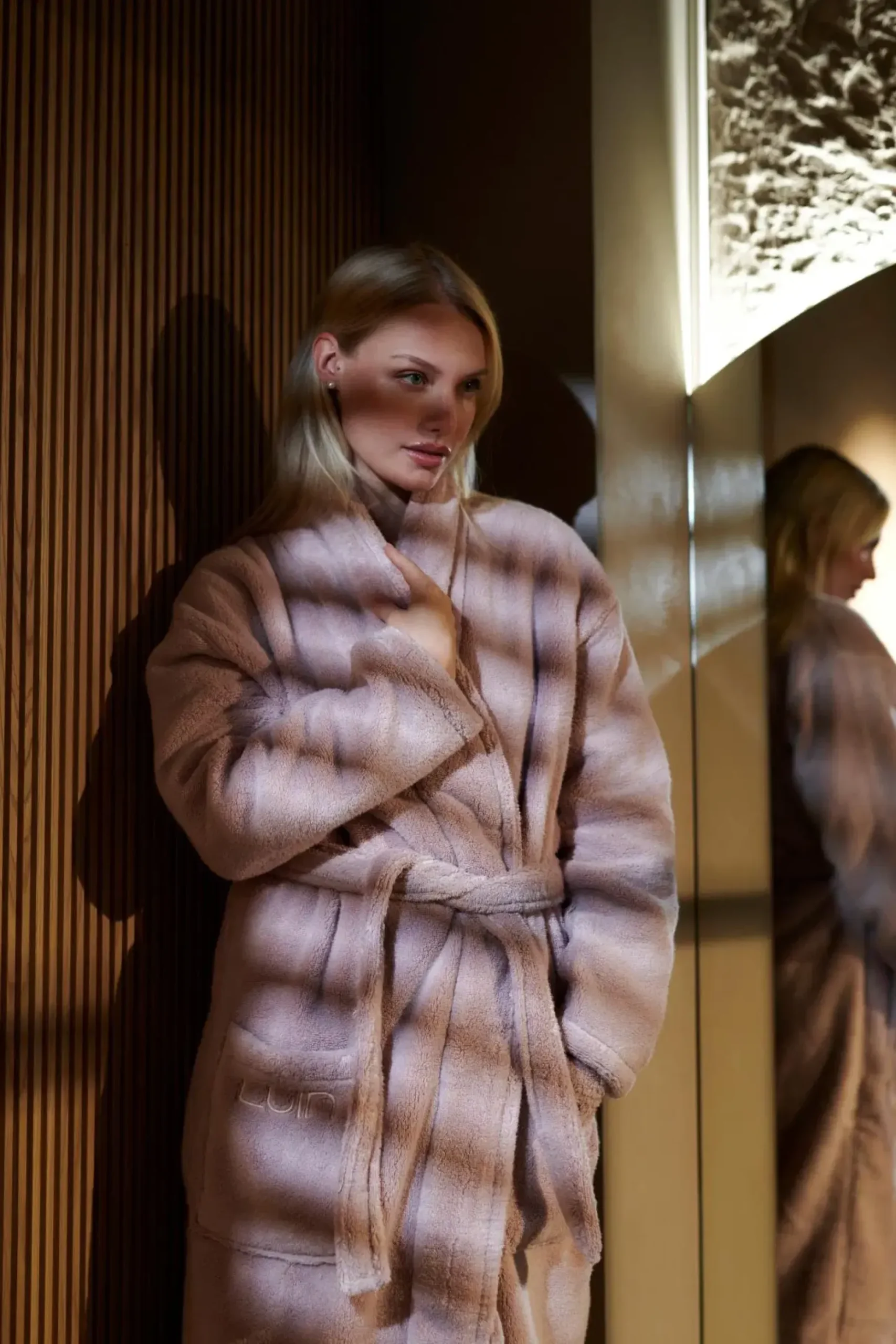 Luin Living kylpytakki L Dusty Rose