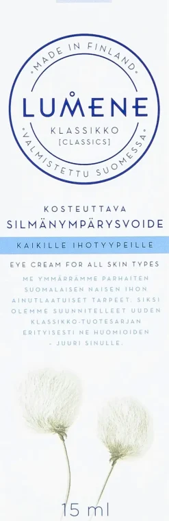 Lumene KLASSIKKO Kosteuttava silmänympärysvoide 15ml