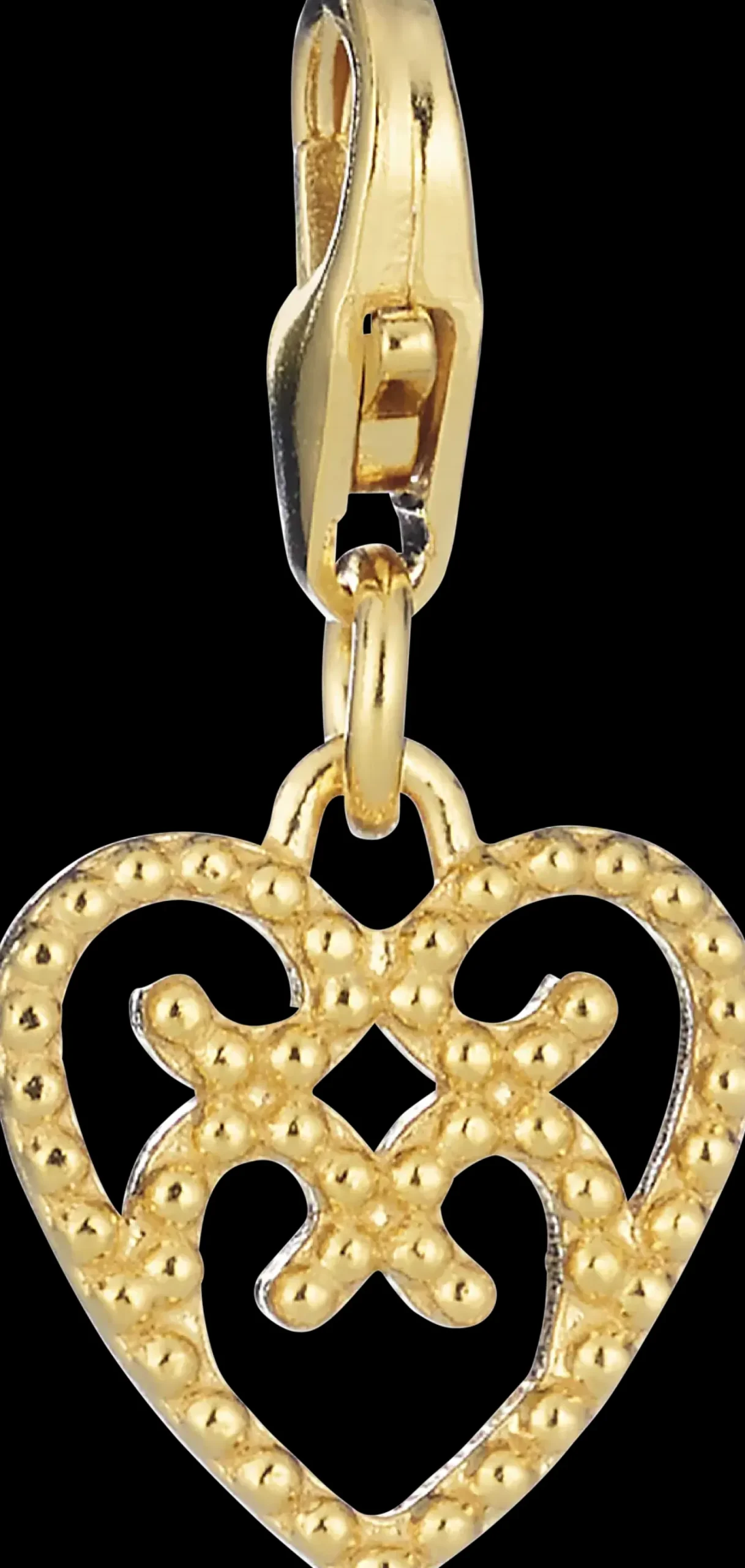 Lumoava Helmi sydän charm