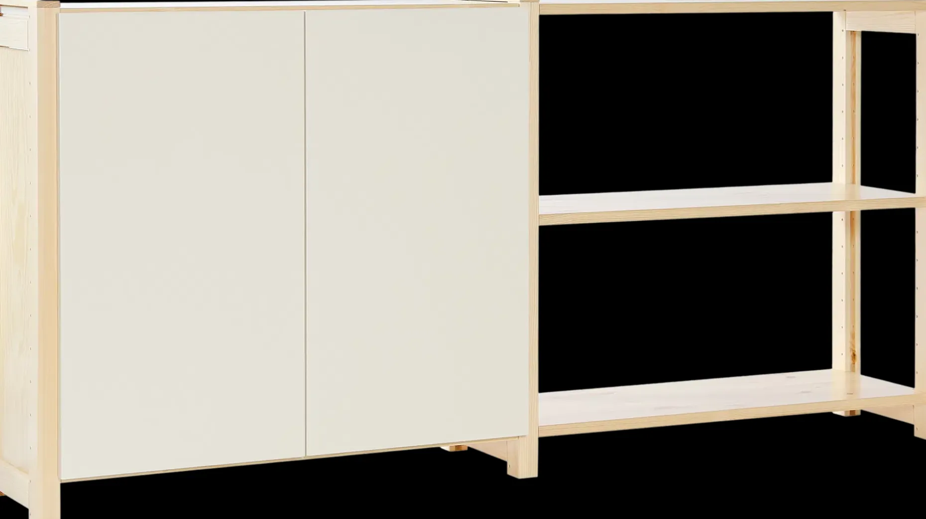 Lundia Classic hylly, kermansävyiset ovet