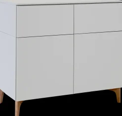 Lundia Fuuga -senkki, ovilla ja laatikoilla, cashmere, pähkinän sävyiset jalat