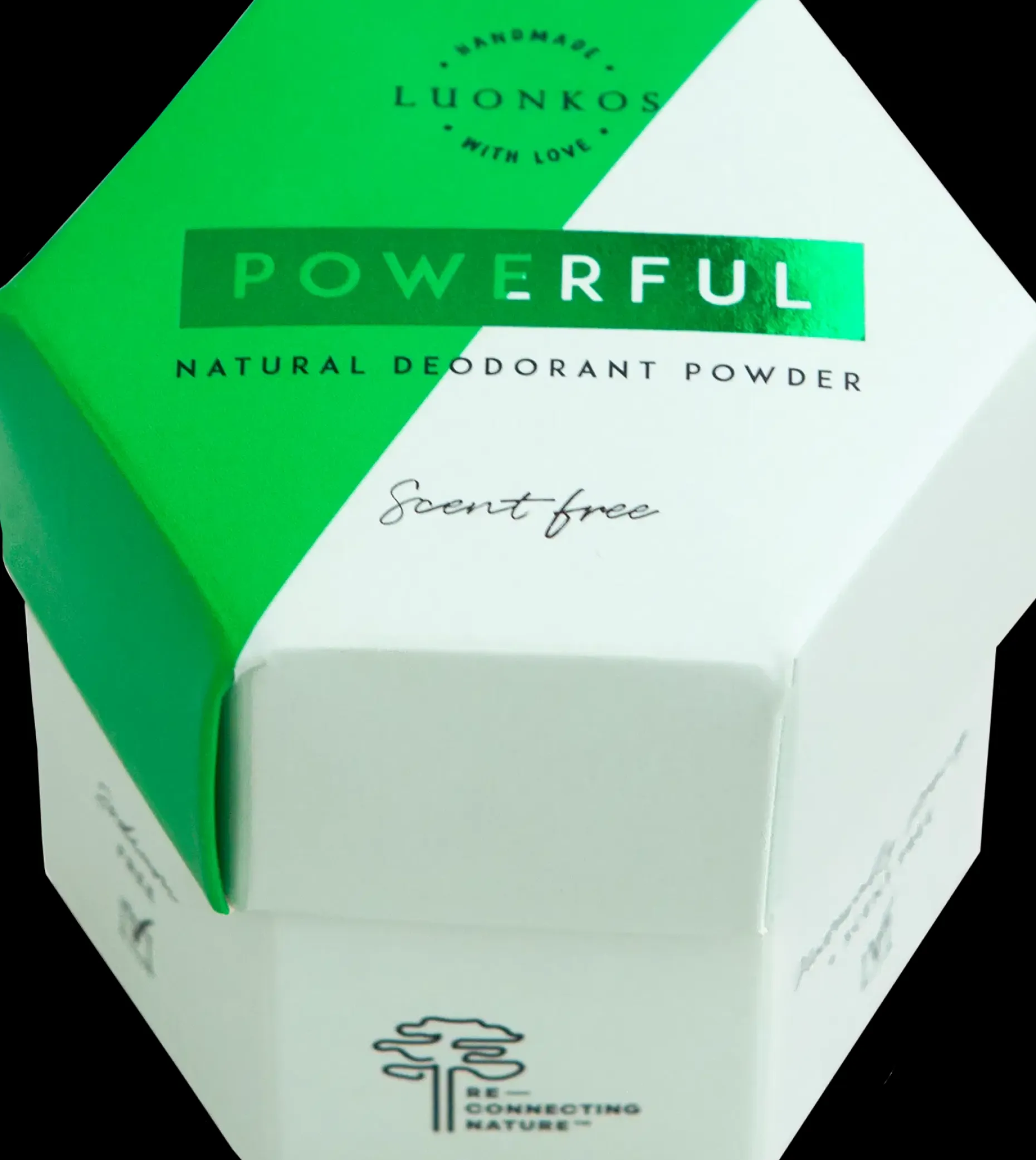 Luonkos Powerful jauhedeodorantti tuoksuton 50 g