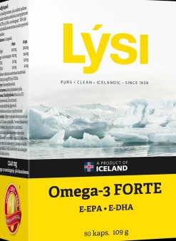 Lysi Omega-3 Forte kalaöljykapseli 80 kaps 109g ravintolisä