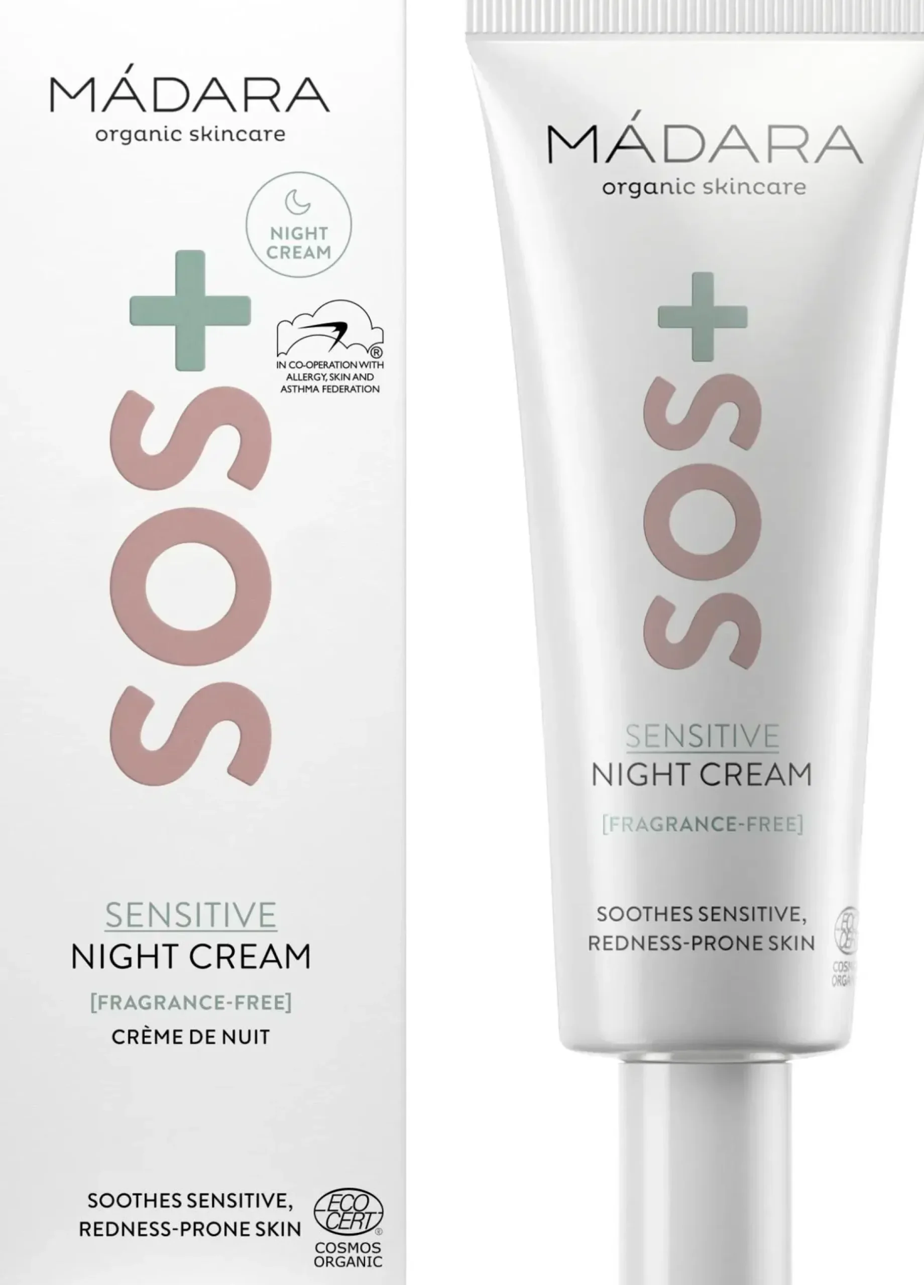 MADARA SOS+ SENSITIVE yövoide 70ml