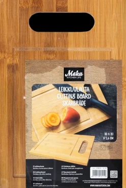 Maku Leikkuulauta bambu 30x20x1,6 cm