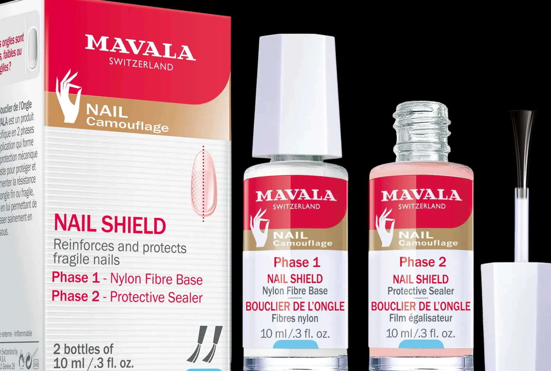 Mavala 2x10ml Nail Shield kynnenvahvistaja