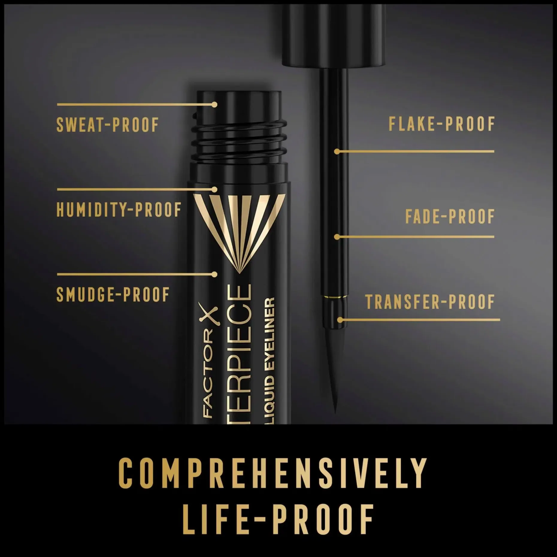 Max Factor Masterpiece Matte Liquid Eyeliner 1,7 ml Black, silmänrajaustussi