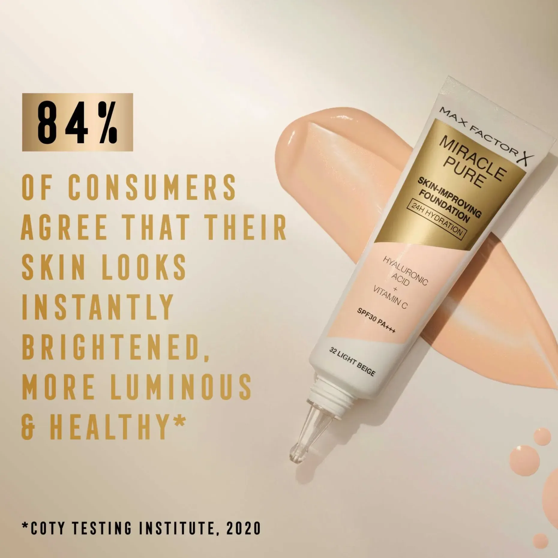 Max Factor Miracle Pure Foundation 75 Golden 30 ml