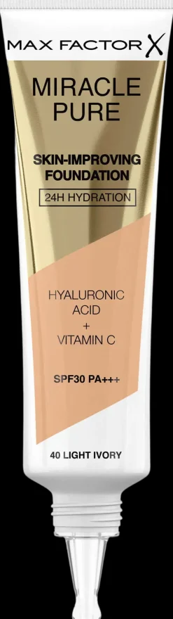 Max Factor Miracle Pure Foundation 40 Light Ivory 30 ml